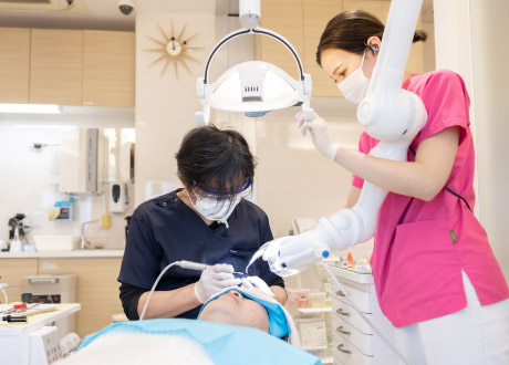 鶴ヶ島の歯医者プラザ若葉歯科の歯科治療