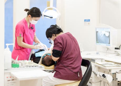 鶴ヶ島市の歯科プラザ若葉歯科の治療